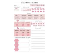 Mood Tracking Journal: Daily Mood Notebook & Mental Health Tracker: | Track Mood, Food, Activity, Sleep, & More| Daily Mood Tracker | Suitable for All Gender