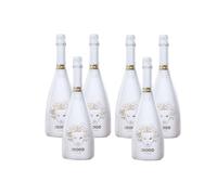 Mood Wine - Spumante Extra Dry Vino Bianco - Ideale per Feste e Aperitivo - Made in Italy - Mood White Gold CASSA da 6 Bottiglie da 75cl