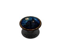 Moody Mosaico Incandescente Finestra Nudo Albero Rami PopSockets PopGrip Adesivo