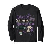 Moody Sad Songs caffè Estetica Musica Amante Vibe Maglia a Manica