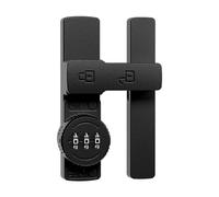 MOOEDJKL 1 pz Serratura for Porta Scorrevole a 180 Gradi Serratura for Porta con Password Serratura for Porta Interna Serratura for Porta Fibbia Luminosa(Noir)