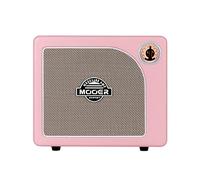 MOOER Amplificatore per chitarra, amplificatore combo da 15 W per chitarra elettrica, basso e chitarra acustica, piccolo desktop con Bluetooth, Aux in/Out- Hornet Pink