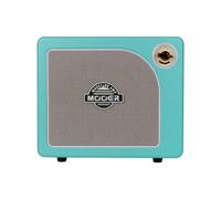 MOOER Amplificatore per chitarra, amplificatore combo da 15 W per chitarra elettrica e basso, piccolo desktop con Bluetooth, Aux in/out, verde calabrone