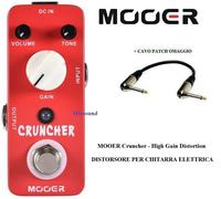 MOOER Cruncher High Gain Distortion DISTORSORE PER CHITARRA ELETTRICA A PEDALE