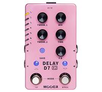 MOOER D7 X2 Delay - Multi-Delay, rosa
