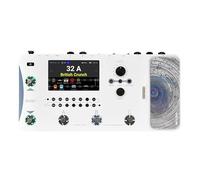 MOOER GE1000 Chitarra Bianca Mutieffects Pedale Doppio Effetti Catene Processore con Equalizzazione AI, Touch Screen da 5 pollici, 300+ Effetti, IR di terze marche, Stereo Sound Out Put, XLR, Porta