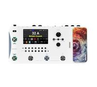 MOOER GE1000 Li Chitarra Bianca Mutieffects Pedale Doppio Effetti Catene Processore con Equalizzazione AI, Touch Screen da 5 pollici, 300+ Effetti, IR di terze marche, Stereo Sound Out Put, XLR, Porta
