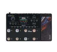 MOOER GE150 Max Li Processore multieffetti per chitarra alimentato a batteria con modellazione di amplificatori, 8 interruttori a pedale da pavimento per chitarra FX con uscita stereo XLR