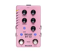 MOOER Pedale ritardo per chitarra, 14 tipi di autentici effetti vintage e | con 14 Effetti Integrati, Tap Tempo, Preset Storage & Trail On Funzione (X2)