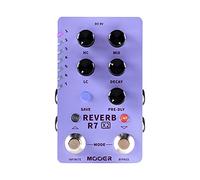 MOOER R7x2 REVERB X2 Doppio Pedale Stereo Reverb Pedale