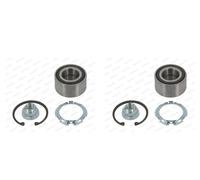 MOOG 2x Cuscinetto Ruota Mozzo Anteriore per Dacia Sandero II Logan MCV Renault