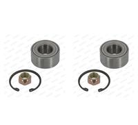 MOOG 2x Cuscinetto Ruota Mozzo Frontale per Peugeot 106 II Citroën Saxo Zx 1A 1C