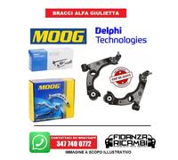 MOOG - DELPHI Coppia Bracci Oscillanti Anteriori Alfa Romeo Giulietta (DX - SX)