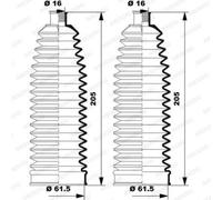 MOOG KIT DI MANICOTTO FLESSIBILE PER VW TRANSPORTER V BUS 7HB 7HJ 7EB 7EJ 7EF