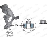 MOOG VO-BJ-13582 Giunto di supporto / guida per AUDI,CUPRA,SEAT,SKODA,VW