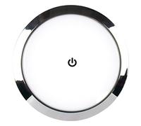 MOOILKO 12V/24V LED Touch Lampada RV Ultra-Sottile Rotonda Cupola Lampada da Soffitto Lampada da Lettura for Caravan Barca Yacht Camping Car per Camper(18cm-12V)