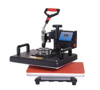 MOOILKO 30 * 38 CM 5 in 1 Combo Pressa di Calore Stampante, Macchina Sublimazione for T-Shirt Piatti/Cappuccio/Tazza/Cover del Telefono Et Personalizzazione Fai da Te