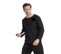 MOOILKO Dispositivi di protezione individuale antitaglio, magliette a maniche lunghe, abbigliamento da autodifesa, guardia del corpo, polizia, uomo e donna Resistente alla perforazione(XL)