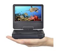 MOOILKO Dispositivo disco multimediale con schermo HD da 7 pollici mini lettore DVD portatile 9,5 Archiviazione e backup dei dati