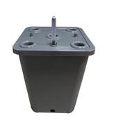 MOOILKO Fai da Te Balcone Verdure Idroponica Secchio Cetriolo Pomodoro Pianta Crescita Sistema Casa Verdura e Frutta(Grey)