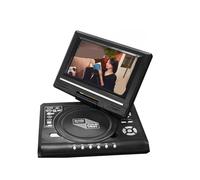 MOOILKO Lettore di dischi Mini DVD CD EVD da 7,8 pollici - Smart TV digitale portatile con telecomando Archiviazione e backup dei dati