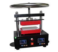 MOOILKO Macchina for colofonia con pressa Manuale, Macchina for trasferimento di Calore 6 * 12CM Piccola for riscaldante Piastra Superiore e Inferiore Personalizzazione Fai da Te