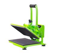 MOOILKO Pressa di Calore Manuale a Pressione Diretta, pressa for Abbigliamento Portatile for Piccole Famiglie da 23 * 30 cm Personalizzazione Fai da Te(Light Green)