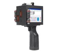 MOOILKO Stampante a getto d'inchiostro portatile intelligente Touch screen da 4,3 pollici Coder TIJ di grande altezza 5-48 mm for la stampa del logo con data scadenza codice QR Fai da te veloce