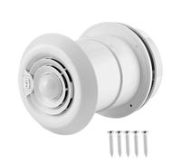 MOOILKO Ventilatore da tetto 12V 4000R/min LED Griglia di ventilazione a soffitto rotonda for camper, roulotte, furgone Commerciale