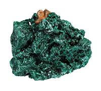 mookaitedecor Esemplare di grappolo di cristallo di malachite naturale per la decorazione domestica, Geodo di cristallo in pietra grezza decorativa per minerali collezione druse, 51-100g