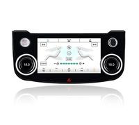 MOOKAKA Scheda di Controllo Aria Condizionata Auto per Jaguar F-PACE/XE/XEF/XF/XFL 2015-2020 Android A/C Display LCD HD con Grandi Manopole, Doppio Pulsante Flash, Regolazione Clima