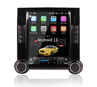 MOOKAKA Tesla Radio Android 11 Autoradio 2 Din Navigazione GPS per Volkswagen Touareg 2003-2010 Lettore multimediale Unità principale 9.7 pollici Schermo verticale Supporto Senza Fili Carplay DSP