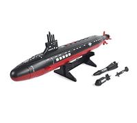 MOOKEENONE 1:350 Navy Seawolf Modello Sottomarino Grande Torpedo Nave da Guerra Sottomarina Suono Nucleare Sottomarino Plastica Modello Militare