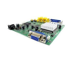 MOOKEENONE CGA/EGA/YUV A VGA Game Video Converter Board HD Game Video Output Converter Board per Arcade Game Monitor a CRT LCD PDP Proiettore