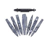 MOOKEENONE Kit modello 4D per navi da guerra in plastica, 8 pezzi, 15 cm, corazzata, fregata, sottomarino e incrociatore, kit di modelli di navi non assemblate per adulti e appassionati di fai da te