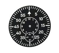MOOKEENONE Quadrante nero per orologio in rame 38,9 mm quadrante nero orologio verde luminoso movimento piastra per quadrante di ricambio, 9 o'clock For ETA 6497