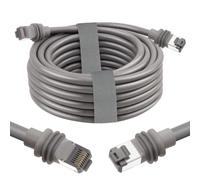 MOOKEERF Cavo Starlink Gen 3 per Starlink Standard Generation 3, Cat 6 26AWG puro rame impermeabile, cavo di ricambio standard V3 per satellite rettangolare Gen 3-25 piedi, grigio