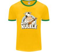 Mookulele Divertente Mucca Giocare Ukulele Chitarra Uomo Ringer Fotl