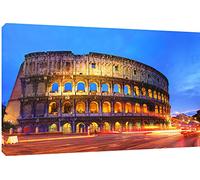 MOOL Colosseum Roma Tela Artistica da Parete, Grande, Multicolore, 32 x 22 cm