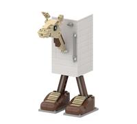 Moollyfox Italian Brainrot Figure - Tung Tung Tung Sahur, Tralalero Tralala, Bombardino Crocodilo, Lirili Larila - Decorazioni da Scrivania Brainrot Toys 3D per Collezione, Ufficio, Regalo