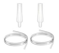 MOOMentaneous 2 tubi di ricambio e adattatore compatibili con tiralatte elettrico Spectra Synergy Gold Dual regolabile e Spectra Dual Compact Portable Double Breast Pump
