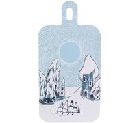 Moomin Chop and Servi Board Impiallacciatura di betulla Snowy Valley 23 x 44 cm
