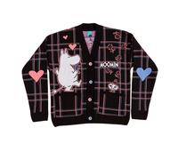 Moomin In Love Cardigan 80° A Quadri Adulto Unisex (TT899)