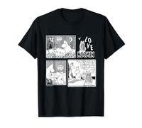Moomin Love Comic Moomintroll Salva Snorkmaiden Maglietta