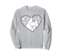 Moomin Love Heart Moomintroll & Snorkmaiden Felpa