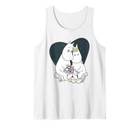 Moomin Love Moomintroll e Snorkmaiden Insieme Heart Canotta