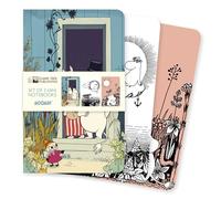 Mini Notebook Set of 3 - Luxurious Small Notebooks Pocket Size with 64 Alternating Blank & Lined Paper Pages - Aesthetic Journal Pack for Note Taking & Creative Writing by Flame Tree Publishing