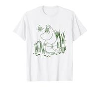 Moomin Snorkmaiden in Giardino Maglietta, Uomo, Bianco, 6XL