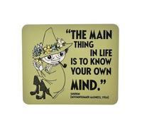 Moomin Snufkin - Tappetino per mouse con scritta "Know Your Own Mind"