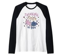 Moomin Thingumy e Bob pensando a Te Amore Cuori Maglia con Maniche Raglan